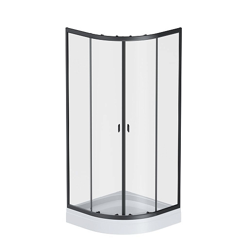 Душевой уголок AM.PM X-Joy W88G-205-080BT64 Twin Slide, 80x80, профиль черный Душевой уголок AM.PM X-Joy W88G-205-080BT64 Twin Slide, 80x80, профиль черный