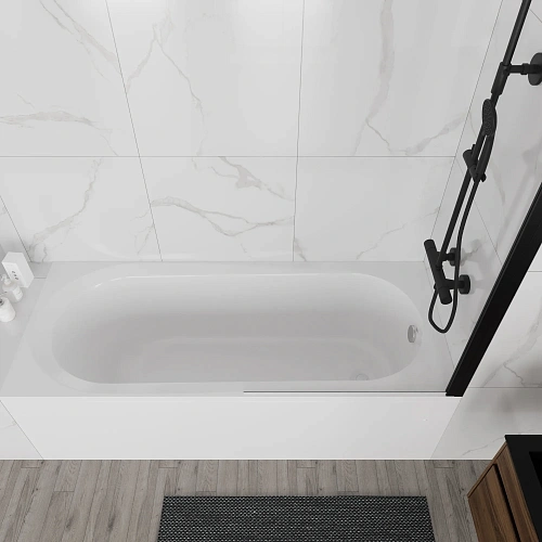 Акриловая ванна Vincea VBT-2B170-LG с ножками 1700x700x480, пристенная, белая Акриловая ванна Vincea VBT-2B170-LG с ножками 1700x700x480, пристенная, белая