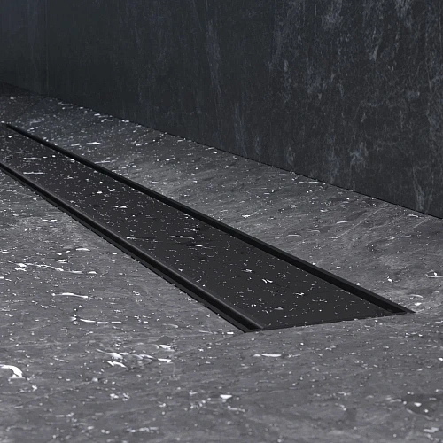 Душевой лоток AM.PM Prime Flow W02SC-U11-080-04BM Flow Tile 80см, черный матовый Душевой лоток AM.PM Prime Flow W02SC-U11-080-04BM Flow Tile 80см, черный матовый