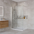 Детальная картинка товара «душевая перегородка belbagno kraft-l-1-120-c-cr»