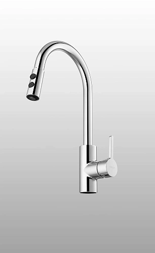 Смеситель для кухни ARROW AG4506 с выдвижным изливом, хром Смеситель для кухни ARROW AG4506 с выдвижным изливом, хром