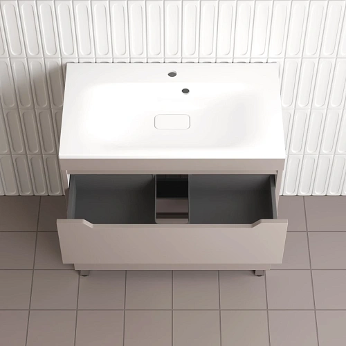 Тумба под раковину Style Line Остин 80 см ЛС-00002398 напольная, тауп темный Тумба под раковину Style Line Остин 80 см ЛС-00002398 напольная, тауп темный