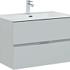 Тумба под раковину Aquanet Алвита New 80 2 ящика, серый 00277516 Тумба под раковину Aquanet Алвита New 80 2 ящика, серый 00277516