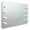 Зеркало SILVER MIRRORS 800x600 Гримерное, 8 ламп Антураж (ФР-00002174)