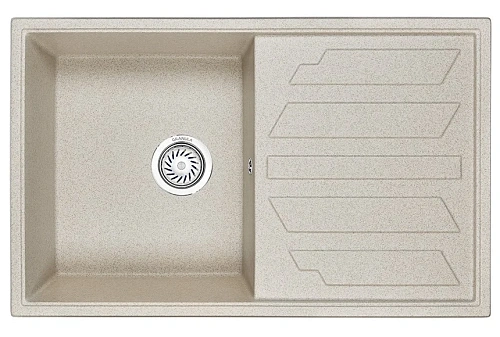 Кухонная мойка Granula 8002, ПИРИТ, кварц 790х500 Кухонная мойка Granula 8002, ПИРИТ, кварц 790х500