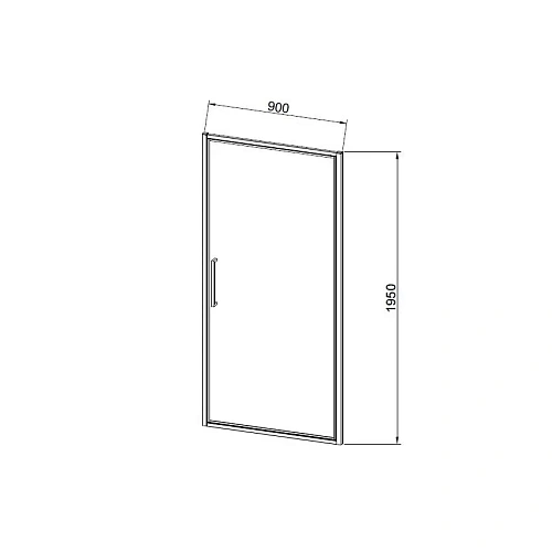 Душевая дверь Vincea Slim 8mm VDP-4SL100CLB, черный, стекло прозрачное Душевая дверь Vincea Slim 8mm VDP-4SL100CLB, черный, стекло прозрачное