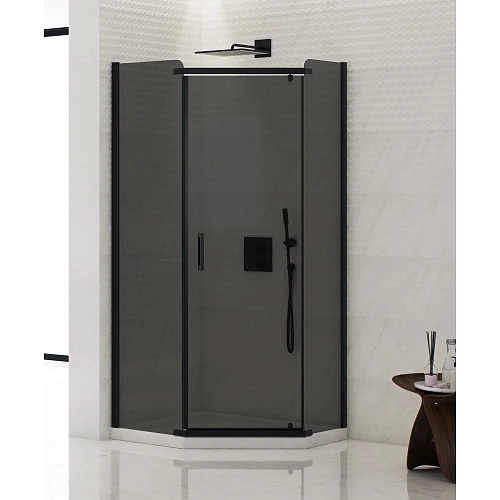 Душевой уголок NEW TRENDY NEW KOMFORT BLACK 90x90x190 K-0450 (черный) Душевой уголок NEW TRENDY NEW KOMFORT BLACK 90x90x190 K-0450 (черный)