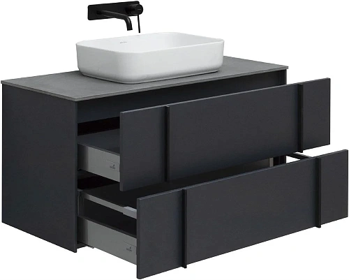 Тумба под раковину Allen Brau Reality 100 1.32007.AM антрацит матовый Тумба под раковину Allen Brau Reality 100 1.32007.AM антрацит матовый