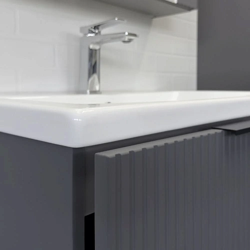 Тумба с раковиной Comforty Лима-70П2 00-00019212 подвесная антрацит раковина Como 70 Тумба с раковиной Comforty Лима-70П2 00-00019212 подвесная антрацит раковина Como 70