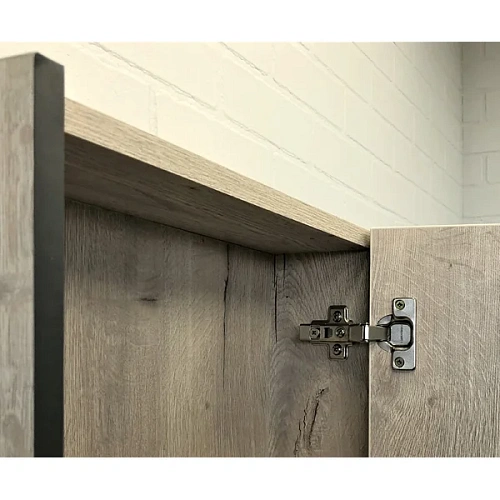 Зеркальный шкаф Comforty Вена-45 00-00006652 дуб дымчатый Зеркальный шкаф Comforty Вена-45 00-00006652 дуб дымчатый