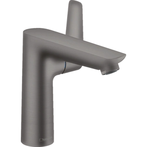 Смеситель для раковины Hansgrohe Talis E со сливным гарнитуром 71754340, шлифованный черный хром Смеситель для раковины Hansgrohe Talis E со сливным гарнитуром 71754340, шлифованный черный хром