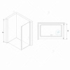 Боковая стенка RGW Z-01 700 мм 01220107-11 хром Боковая стенка RGW Z-01 700 мм 01220107-11 хром