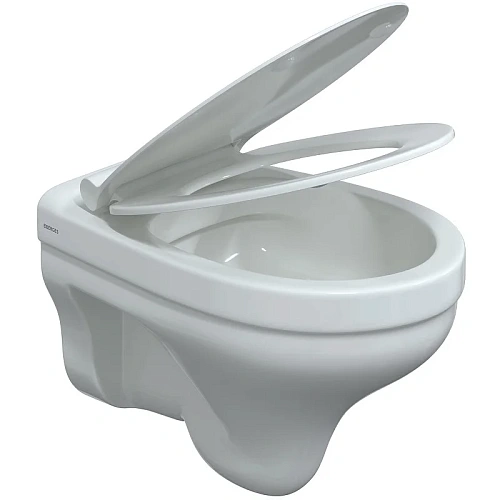 Унитаз подвесной BERGES ALBIT S Rimless сиденье Top Slim SO, микролифт, быстросъемное 082147 Унитаз подвесной BERGES ALBIT S Rimless сиденье Top Slim SO, микролифт, быстросъемное 082147