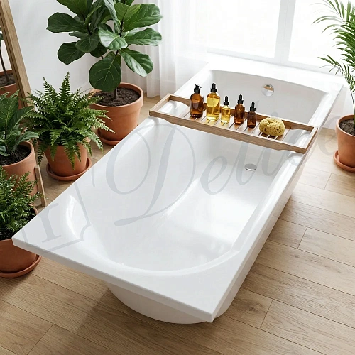 Ванна из искусственного камня Delice Astra 150х70 DLR330053-G глянцевая Ванна из искусственного камня Delice Astra 150х70 DLR330053-G глянцевая