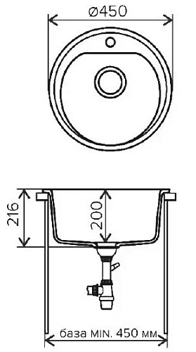 Кухонная мойка Polygran F-05 №27, бежевая F-05 №27 (Бежев) Кухонная мойка Polygran F-05 №27, бежевая F-05 №27 (Бежев)