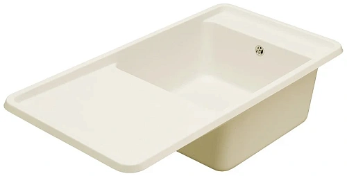 Кухонная мойка Aquaton Беллис 97 1A725132BS240 из литого мрамора, жемчуг Кухонная мойка Aquaton Беллис 97 1A725132BS240 из литого мрамора, жемчуг