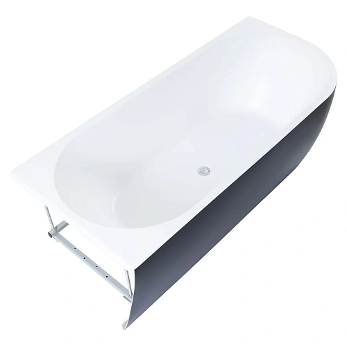 Акриловая ванна Aquanet Family Elegant A 180x80 3805N Matt Finish (панель Black matte) 3805-N-MW-MB Акриловая ванна Aquanet Family Elegant A 180x80 3805N Matt Finish (панель Black matte) 3805-N-MW-MB