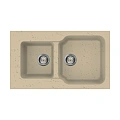 Кухонная мойка Omoikiri Maru 86-2-CH Tetogranit/бежевый 4993291 Кухонная мойка Omoikiri Maru 86-2-CH Tetogranit/бежевый 4993291