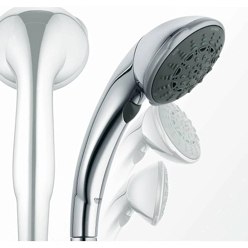 Душевая лейка GROHE Movario (5 режимов) c поворотной головкой душевой лейки, хром (28393000) Душевая лейка GROHE Movario (5 режимов) c поворотной головкой душевой лейки, хром (28393000)