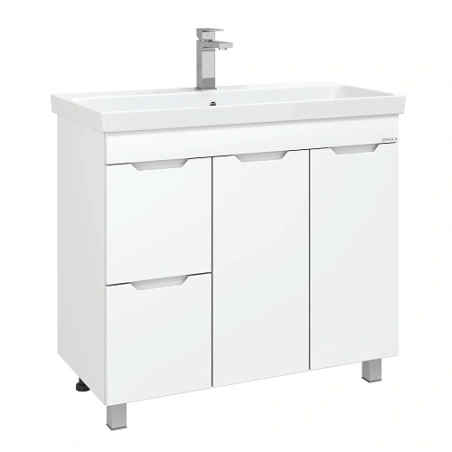 Тумба под раковину Onika Айленд 90 см 109030 напольная, белая, с корзиной (для Адриана 90) Тумба под раковину Onika Айленд 90 см 109030 напольная, белая, с корзиной (для Адриана 90)