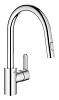 Картинка анонса товара «смеситель для кухни grohe eurostyle cosmopolitan, высокий излив, хром (31482003)»