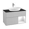 Картинка анонса товара «тумба под раковину villeroy &amp; boch finion 100 см, с подсветкой g782gfgj»
