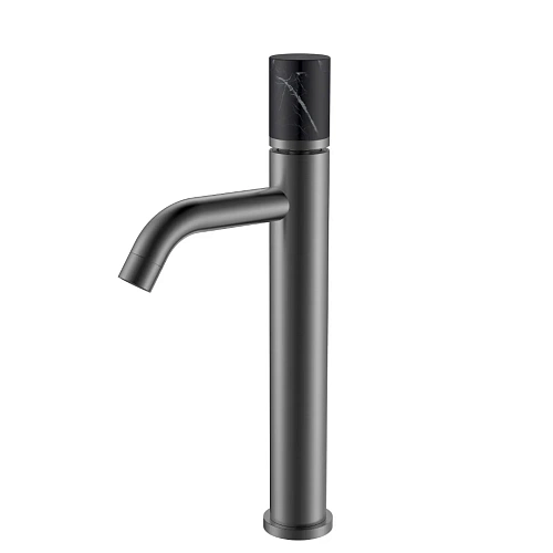 Смеситель для раковины Boheme Stick 122-GM-MR-B GUN METAL MRAMOR BLACK Смеситель для раковины Boheme Stick 122-GM-MR-B GUN METAL MRAMOR BLACK