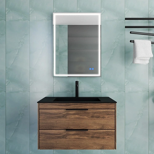 Тумба под раковину Vincea Chiara 2D 800 VMC-2C2800CO подвесная, С.Oak Тумба под раковину Vincea Chiara 2D 800 VMC-2C2800CO подвесная, С.Oak