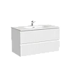 Картинка анонса товара «тумба под раковину sancos snob r snr90w 890х445х500 bianco, подвесная»