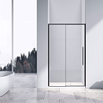 Детальная картинка товара «душевая дверь slim-n vds-4sn140clb, 1400, черный, стекло прозрачное»