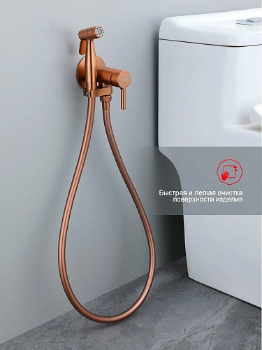 Гигиенический душ Raglo R20.54.33 встраиваемый, матовая медь Гигиенический душ Raglo R20.54.33 встраиваемый, матовая медь