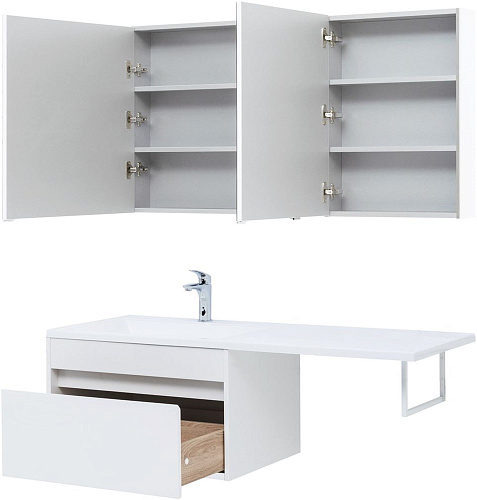 Тумба под раковину Aquanet Токио 68 белый (подвесная, 1 ящик) 00236917 Тумба под раковину Aquanet Токио 68 белый (подвесная, 1 ящик) 00236917