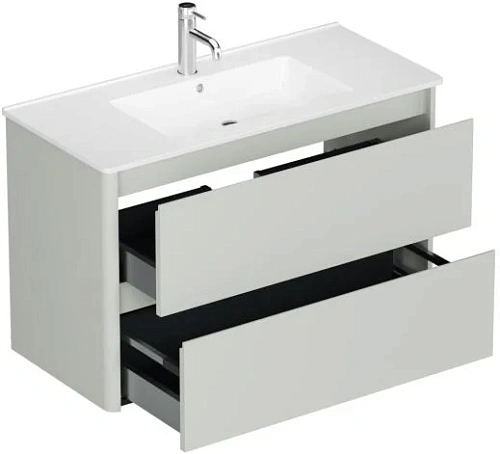 Тумба под раковину Allen Brau Gravity 100 1.370010.PWM папирус матовый Тумба под раковину Allen Brau Gravity 100 1.370010.PWM папирус матовый