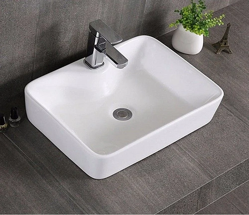 Раковина CeramaLux 7291 накладная, белый Раковина CeramaLux 7291 накладная, белый