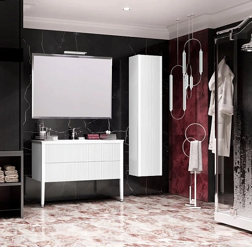 Шкаф-пенал Opadiris Рубинно, универсальный, Белый глянцевый 00-00006365 Шкаф-пенал Opadiris Рубинно, универсальный, Белый глянцевый 00-00006365