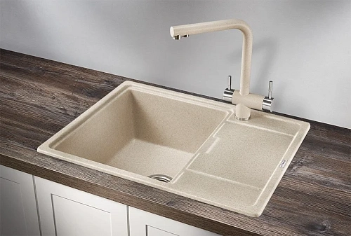 Кухонная мойка Granula 6503, ПИРИТ, кварц 650х500 Кухонная мойка Granula 6503, ПИРИТ, кварц 650х500