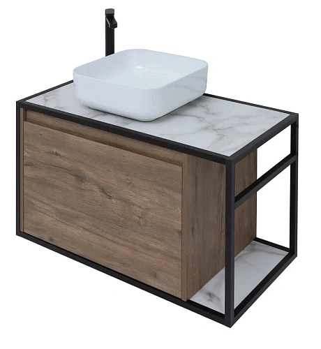 Тумба под раковину Aquanet Nova Lite Loft 90 L дуб рустикальный 00261660 Тумба под раковину Aquanet Nova Lite Loft 90 L дуб рустикальный 00261660