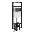 Детальная картинка товара «инсталляция для унитаза wasserkraft dinkel 58tlt.010.me.mb01 с клавишей смыва черный»