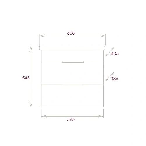 Тумба под раковину Onika ЛЕГРАН 60.13 дуб галифакс 106117 Тумба под раковину Onika ЛЕГРАН 60.13 дуб галифакс 106117
