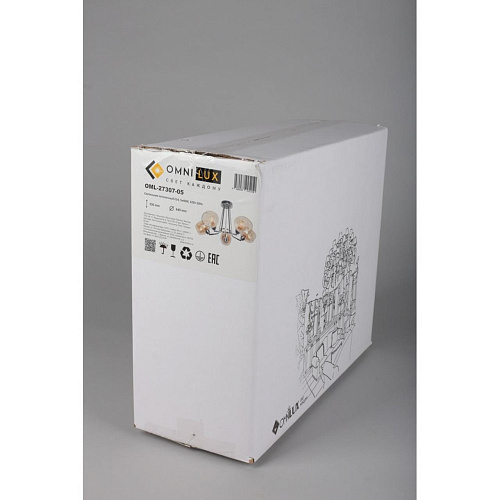 Люстра потолочная Omnilux Tesero OML-27307-05 Люстра потолочная Omnilux Tesero OML-27307-05