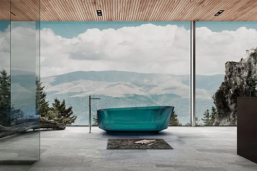 Ванна отдельностоящая ABBER AT9706Aquamarin 170x80 универсальная, бирюзовый полиэфирная смола Ванна отдельностоящая ABBER AT9706Aquamarin 170x80 универсальная, бирюзовый полиэфирная смола