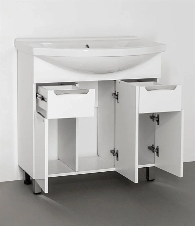 Тумба под раковину Style Line Жасмин 80 (2 ящ.) ЛС-00000038 Тумба под раковину Style Line Жасмин 80 (2 ящ.) ЛС-00000038