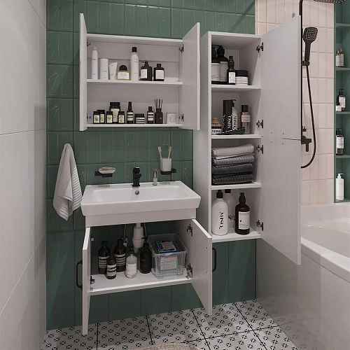 Комплект мебели DIWO Сочи 60 подвесная, белая 579268 Комплект мебели DIWO Сочи 60 подвесная, белая 579268