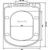 Крышка-сиденье BERGES Dama SO 017203 Крышка-сиденье BERGES Dama SO 017203