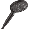 Душевая лейка Hansgrohe Raindance Select S 120 3jet EcoSmart 9 л/мин. 26531670, матовый черный