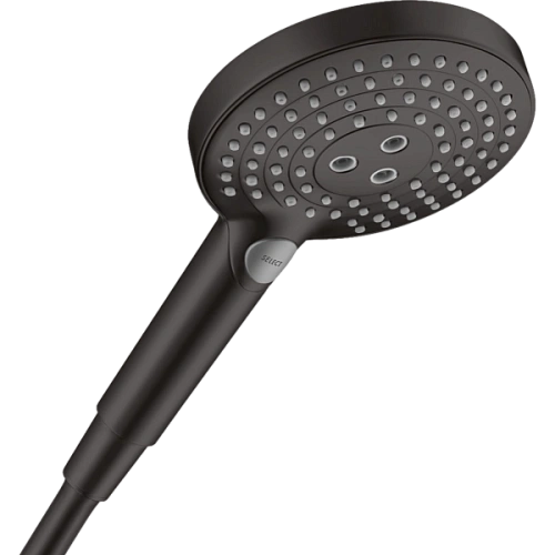 Душевая лейка Hansgrohe Raindance Select S 120 3jet EcoSmart 9 л/мин. 26531670, матовый черный Душевая лейка Hansgrohe Raindance Select S 120 3jet EcoSmart 9 л/мин. 26531670, матовый черный