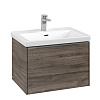 Картинка анонса товара «тумба под раковину villeroy &amp; boch subway 3.0 с подсветкой stone oak / stone oak c575l0rk»