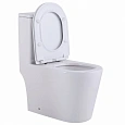 Унитаз напольный CeramaLux TR2178MN монолит белый с крышкой микролифт Унитаз напольный CeramaLux TR2178MN монолит белый с крышкой микролифт