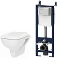 Комплект унитаза AM.PM Like IS301.801700 с инсталляцией, сиденьем микролифт и клавишей смыва белой Комплект унитаза AM.PM Like IS301.801700 с инсталляцией, сиденьем микролифт и клавишей смыва белой