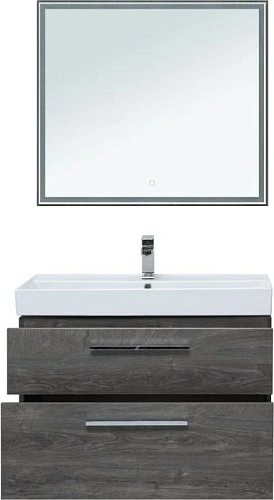 Комплект мебели Aquanet Nova 90 дуб рошелье (2 ящика) 00243257 Комплект мебели Aquanet Nova 90 дуб рошелье (2 ящика) 00243257